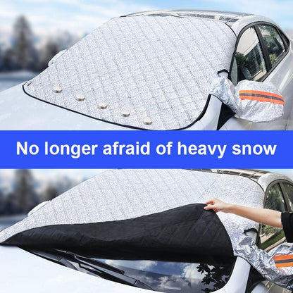 🚗 50% ZNIŻKI TERAZ! ✨ Osłona przedniej szyby samochodowej – ochrona na cały rok, ochrona przed mrozem i najwyższa jakość – idealna do samochodów, vanów i SUV‑ów ❄️☀️
