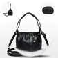 🥳👜Luźna, plisowana miękka skórzana torebka typu bucket na ramię 👜✨