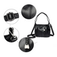 🥳👜Luźna, plisowana miękka skórzana torebka typu bucket na ramię 👜✨