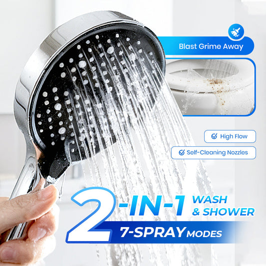 🚿 TERAZ 50% TANIEJ! ✨ Deszczownica prysznicowa z wysokim ciśnieniem – regulacja kąta 360°, łatwe czyszczenie dysz i uniwersalne mocowanie dla orzeźwiającego prysznica! 💦📦