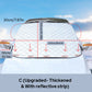 🚗 50% ZNIŻKI TERAZ! ✨ Osłona przedniej szyby samochodowej – ochrona na cały rok, ochrona przed mrozem i najwyższa jakość – idealna do samochodów, vanów i SUV‑ów ❄️☀️