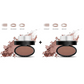 🤩 Deluxe BrowPro Stamp Set – Stempel do brwi w pudrze z pędzlem, wodoodporny 24H, naturalny i zdefiniowany efekt – 3 odcienie 💧💄