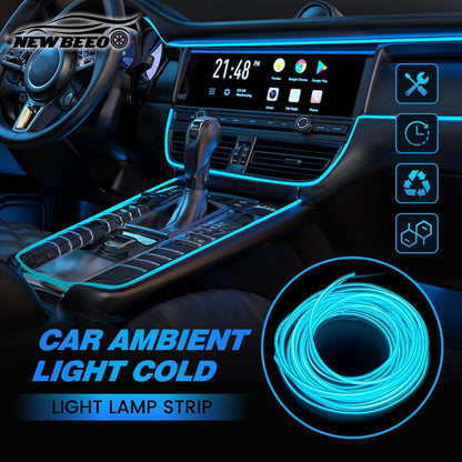 ⏳🔥 OFERTA OGRANICZONA – 50% ZNIŻKI! ⏰ LED-owy pasek świetlny do wnętrza samochodu Pro – dodaj spersonalizowaną poświatę do swojej kabiny, łatwy montaż, idealny na nocne przejazdy 💡