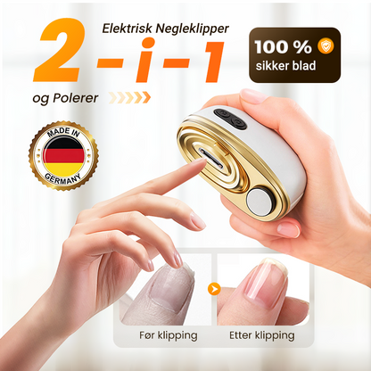 🔥 OSTATNI DZIEŃ KAMPANII – 50% ZNIŻKI! 🔥💅 Elektryczna obcinarka do paznokci i polerka 2 w 1