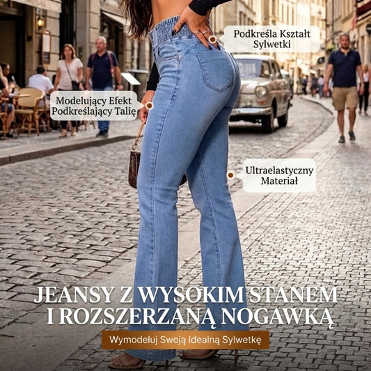 ✨ Dżinsy Flare z Wysokim Stanem – Komfort, Styl i Perfekcyjne Dopasowanie! ✨