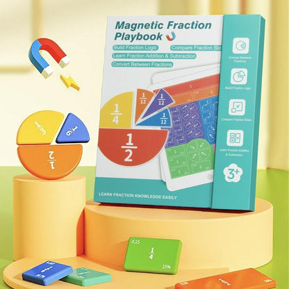 🧲Magneticzna książka demonstracyjna do nauki ułamków
