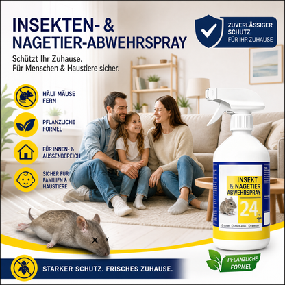 🐀 Teraz 50% zniżki! ✨ Uniwersalny spray odstraszający gryzonie – nietoksyczny i bezpieczny do użytku wewnątrz pomieszczeń