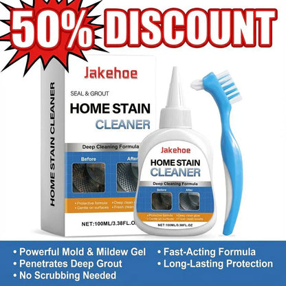 🔥WYPRZEDAŻ LIMITOWANA 50% ZNIŻKI!!💥Żel do usuwania pleśni z szczotką do szorowania – silny środek do czyszczenia plam z pleśni z uszczelek pralek, fug prysznicowych, spoin między płytkami i łaziene