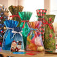 🎅🎁 −50%! Przygotuj się na Święta! Świąteczne worki na prezenty wiązane sznurkiem – biodegradowalne 🎄✨