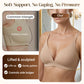 💞 Nowość – 50% ZNIŻKI! 💥 Damski, bezfiszbinowy, żelowy trójkątny biustonosz typu bralette 👙✨🌸
