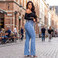 ✨ Dżinsy Flare z Wysokim Stanem – Komfort, Styl i Perfekcyjne Dopasowanie! ✨