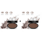 🤩 Deluxe BrowPro Stamp Set – Stempel do brwi w pudrze z pędzlem, wodoodporny 24H, naturalny i zdefiniowany efekt – 3 odcienie 💧💄