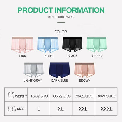 🔥Hot Sales🔥Mystic Technology Men's Ice Silk  Shorts Underwear