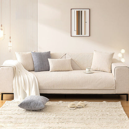 ✨ GORĄCA WYPRZEDAŻ -50% ✨ Pokrowiec na Sofę z Welurowej Tkaniny w Jodełkę