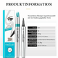 🎉 High-quality 3D waterproof microblading eyebrow pencil with 4 fork tips tattoo pen