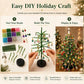 🎄✨ Zestaw DIY – choinka z koralików – stwórz własną, błyszczącą dekorację świąteczną 🎅