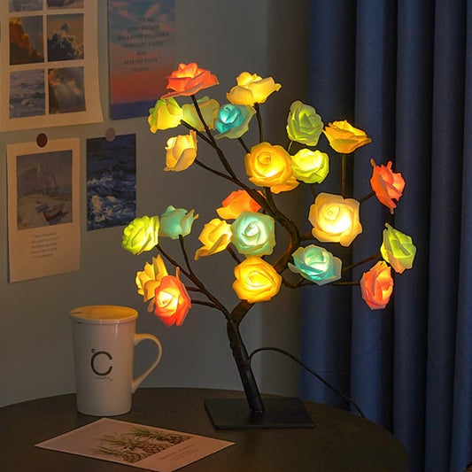 🌹 Idealny prezent 🎁 Różana lampa na zawsze