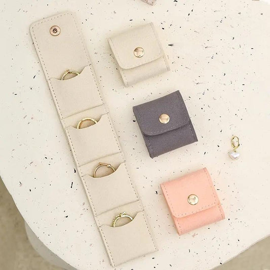 🔥Ostatni dzień 50% rabatu! ✨ Mini podróżne etui na biżuterię – kompaktowy organizer na pierścionki, kolczyki i akcesoria 💍