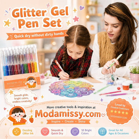 🔥 OSTATNI DZIEŃ WYPRZEDAŻY – TYLKO DZIŚ!! ✨ Zestaw brokatowych pisaków żelowych – ponad 50 000 sprzedanych! 🎁