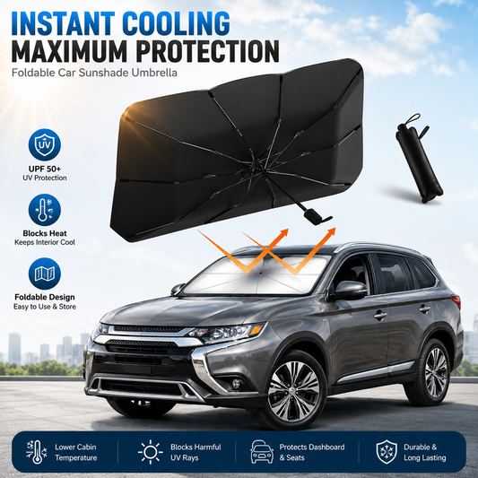 🏆 OSTATNI DZIEŃ WYPRZEDAŻY – 60% ZNIŻKI!! 💕 SunShade – składana osłona termiczna