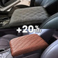 Memory Foam Leather Car Armrest Box Pad