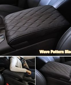 Memory Foam Leather Car Armrest Box Pad