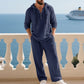 🔈🔈OFERTA CZASOWA – 50% RABATU🔥Męski zestaw 2-częściowy: luźna bluza z kapturem i spodnie