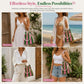 🏆👜 Limitowana wyprzedaż: 50% ZNIŻKI 🌴 Boho w paski dzianinowa torba wiadro dla kobiet – ręcznie robiona letnia plażowa torba na ramię