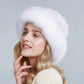 🧢 Damska czapka zimowa z grubego futra ❄️🦊