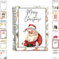 🔥🎁 50% ZNIŻKI!!! – Gotowe na Święta! 🎅 Świąteczny książeczkowy organizer na karty podarunkowe – 👍 DIY, spiralnie związany, idealny na prezenty!