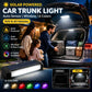 🔆 Solarna lampa LED do bagażnika samochodowego – automatyczny czujnik, bezprzewodowa, 6 kolorów, do SUV‑ów i innych pojazdów ✨