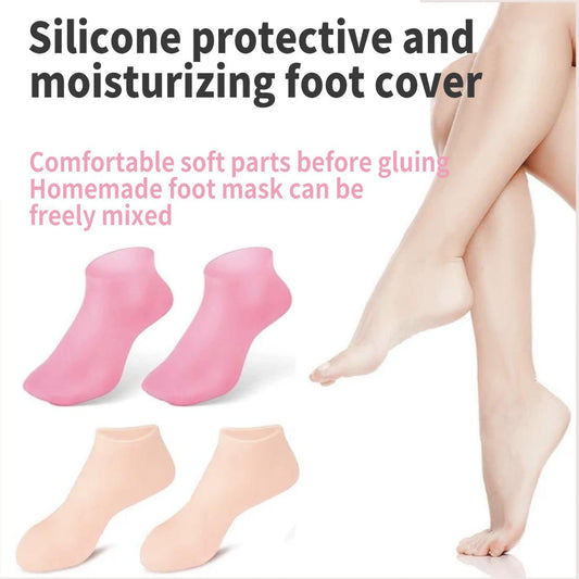 🔥50% OFF🔥Moisturizing Foot Mask Exfoliating Silicone Socks Beach Protective Socks