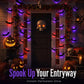 🦇 Dekoracja na Halloween – 3D LED lampa ścienna w kształcie nietoperza