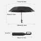 🔥 Automatyczny składany parasol – wiatroszczelny, wodoodporny i kompaktowy ☔ z pętelką do codziennego noszenia 🌬️💧