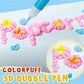 🎁 Magiczne, puszyste pisaki z bąbelkami – pisaki popcorn aktywowane ciepłem, markery 3D do prac plastycznych dla dzieci 🖍️✨🎨
