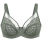 Zestaw 2 sztuk 💕 Biustonosz minimizer Lacsper Daisy – kwiatowa koronka, bez wkładek, pełne pokrycie, rozmiary plus size, z fiszbinami i wspierającym dolnym paskiem dla wygodnego dopasowania 🌸✨