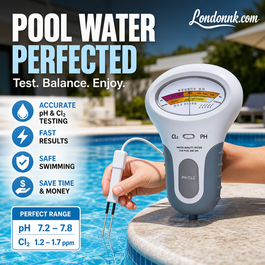 🔬💧 Tester pH i chloru Cl2 – 50% ZNIŻKI! Precyzyjny pomiar pH i chloru w basenie – prosty, szybki i niezawodny. 🔥🏊