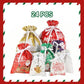 🎅🎁 −50%! Przygotuj się na Święta! Świąteczne worki na prezenty wiązane sznurkiem – biodegradowalne 🎄✨