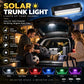 🔆 Solarna lampa LED do bagażnika samochodowego – automatyczny czujnik, bezprzewodowa, 6 kolorów, do SUV‑ów i innych pojazdów ✨