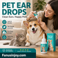 Ograniczona czasowo oferta specjalna! 🐱🐶 Delikatne krople do czyszczenia uszu dla zwierząt – pożegnaj choroby przewodu słuchowego zewnętrznego 👂✨