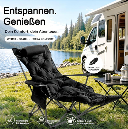 🪑 Przenośny, regulowany, składany stołek na zewnątrz – lekki, stabilny i wszechstronny – idealny do ogrodu, na camping, plażę i taras – łatwy transport i montaż 🏕️✨