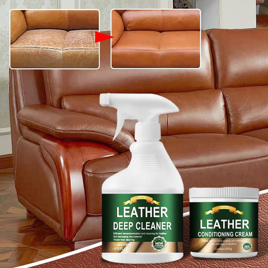 Leather sofa car seat cleaner leather care strong decontamination maintenance leather special cleaning agent