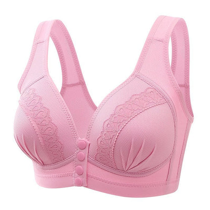 💟buy 1 get 1 😍2024 Front Button Breathable Skin-Friendly Cotton Bra