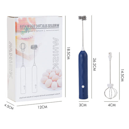 Kitchen Handheld Power Milk Frother with Three Speed Adjustments