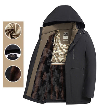 🧥 60% DE DESCUENTO! ✨ Abrigo Térmico Hombre con Capucha - Parka Impermeable de Alta Calidez para Invierno Extremo ❄️🔥