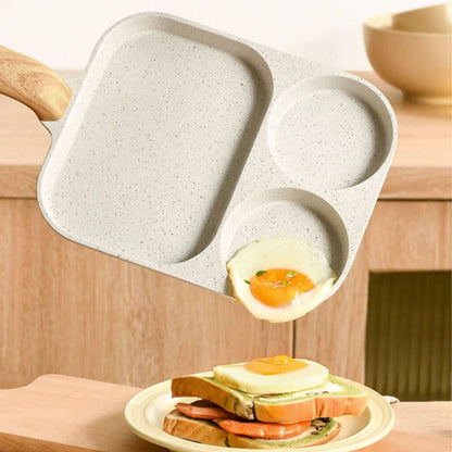 🍳 PROMOCJA −50%! ✨ Patelnia nieprzywierająca 3‑w‑1 – trzy przegrody, pełne śniadanie na jednej patelni, bez mieszania smaków 🔥