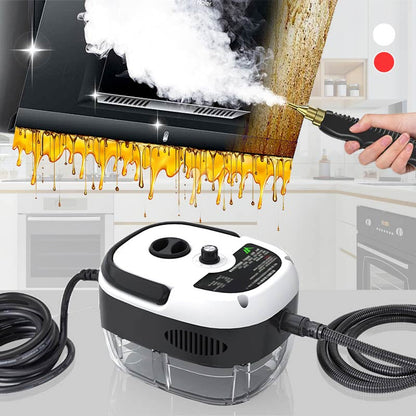 🔥 Gorąca wyprzedaż 50% RABATU 🔥 Ręczny odkurzacz parowy o mocy 2500 W, przeznaczony do czyszczenia w wysokich temperaturach