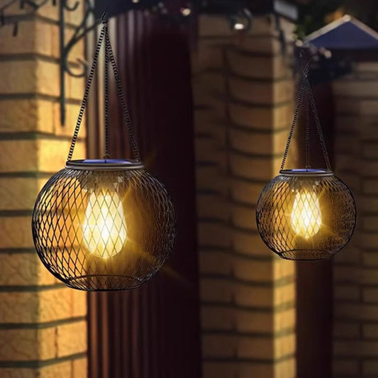 🌟 Retro metalowa latarnia solarna ✨🏮☀️