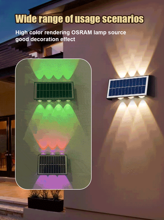 💥 Ostatni dzień promocji 50% TANIEJ 💥 Ścienna lampa solarna