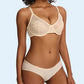 Zestaw 2 sztuk 💕 Biustonosz minimizer Lacsper Daisy – kwiatowa koronka, bez wkładek, pełne pokrycie, rozmiary plus size, z fiszbinami i wspierającym dolnym paskiem dla wygodnego dopasowania 🌸✨